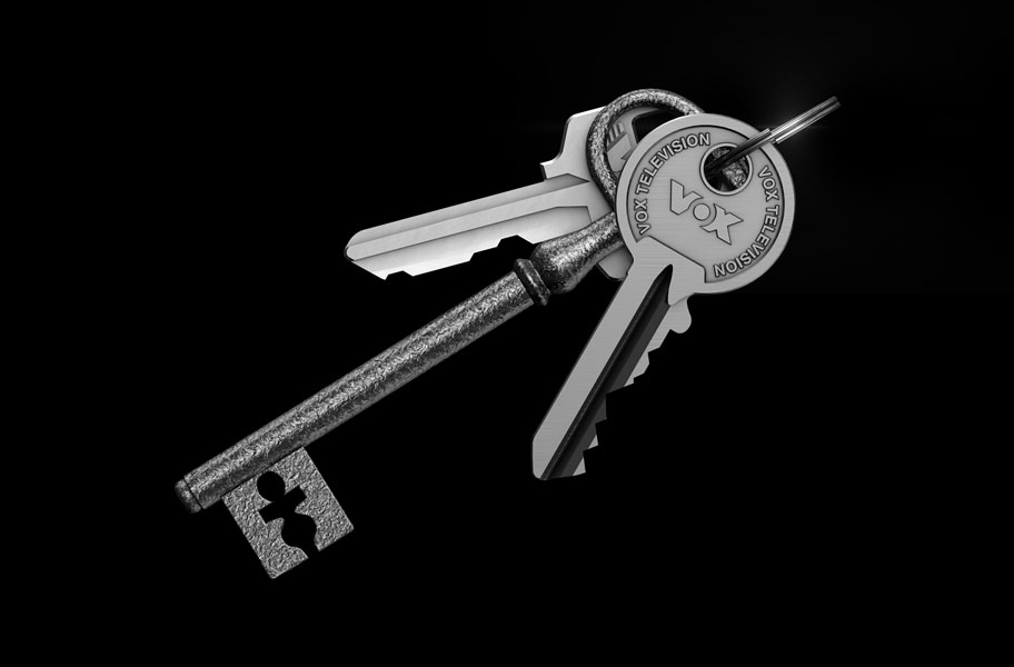 »Mieten Kaufen Wohnen« Keychain.